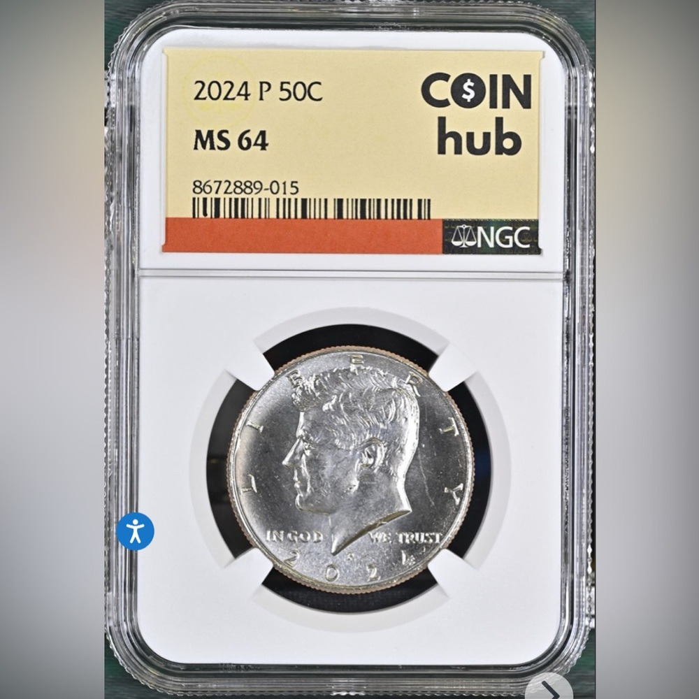 2024 Kennedy 50¢ Coin Graded by  NGC